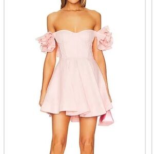 REVOLVE Bardot Sigma dress, pink, size small, WORN ONCE